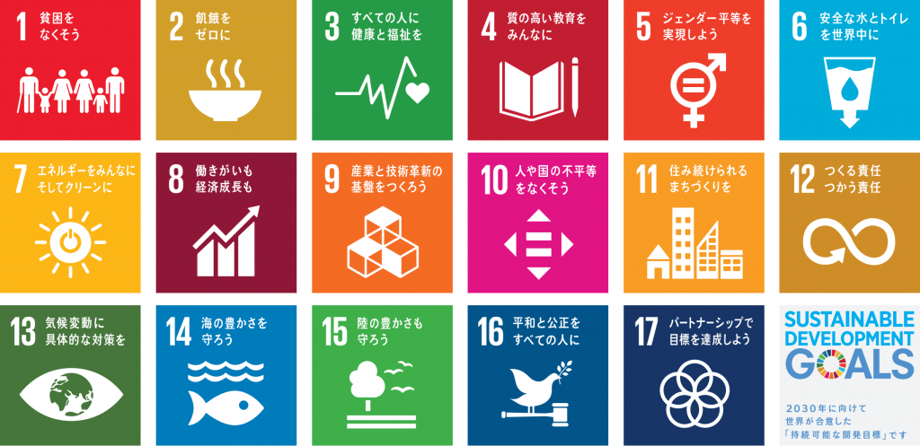 SDGs目標の一覧